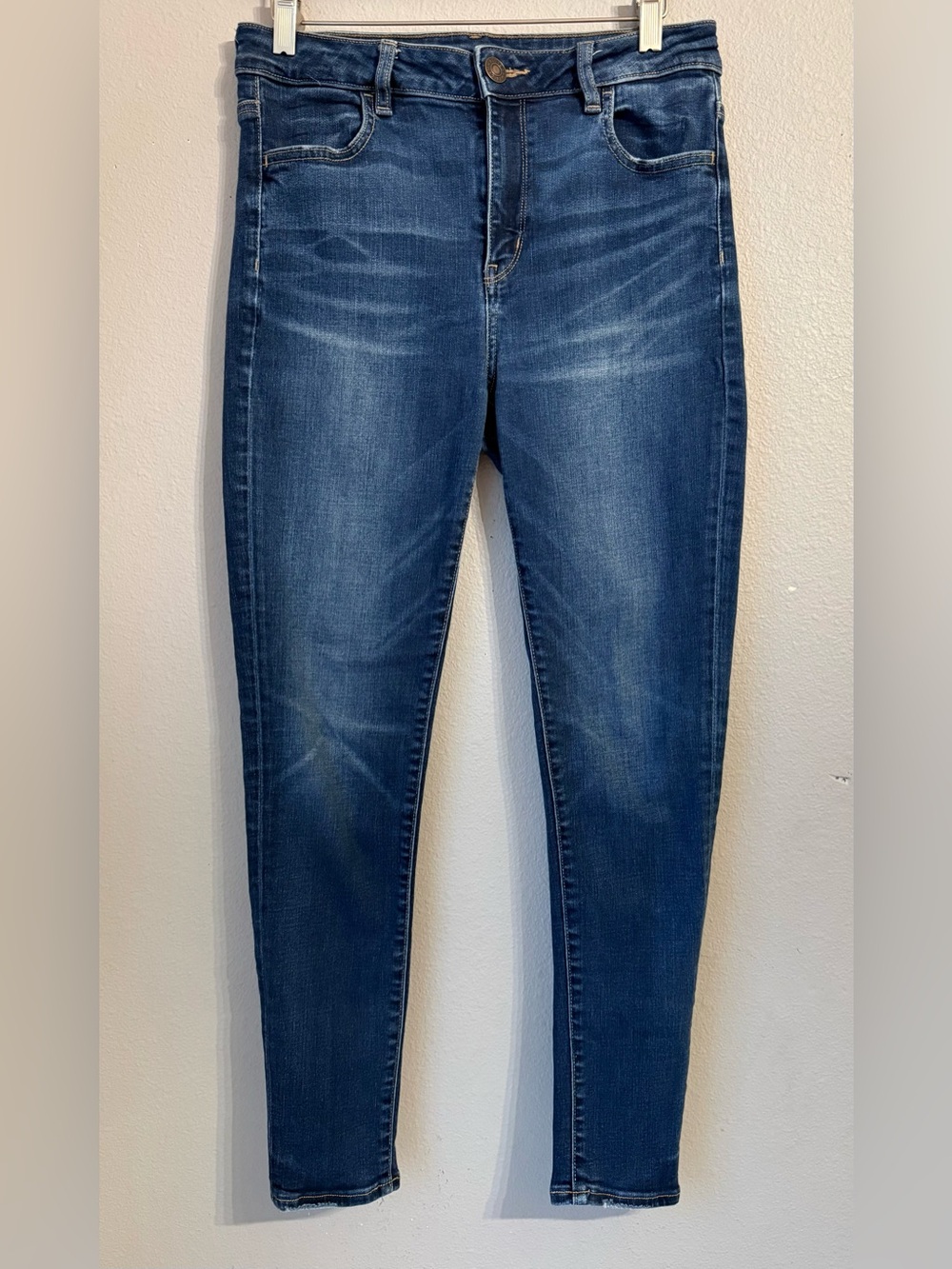 American Eagle Dark Blue Super Stretch High Rise Jegging Women’s Size 10R